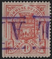 1 Fr. Fiskalmarke der Gemeinde LE LOCLE