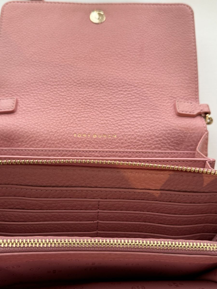 Tory Burch Taschen für Damen: Pink Tory Burch Crossbody Bag Wallet – Gebraucht aus Hurden von rac_wyf8 5
