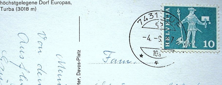Ansichtskarten: AVERS-JUF No. 15-103 – Gebraucht aus Jona von philajona 1