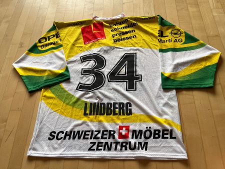EHC Olten EHCO Vintage Gameworn Trikot NHL Chris Lindberg