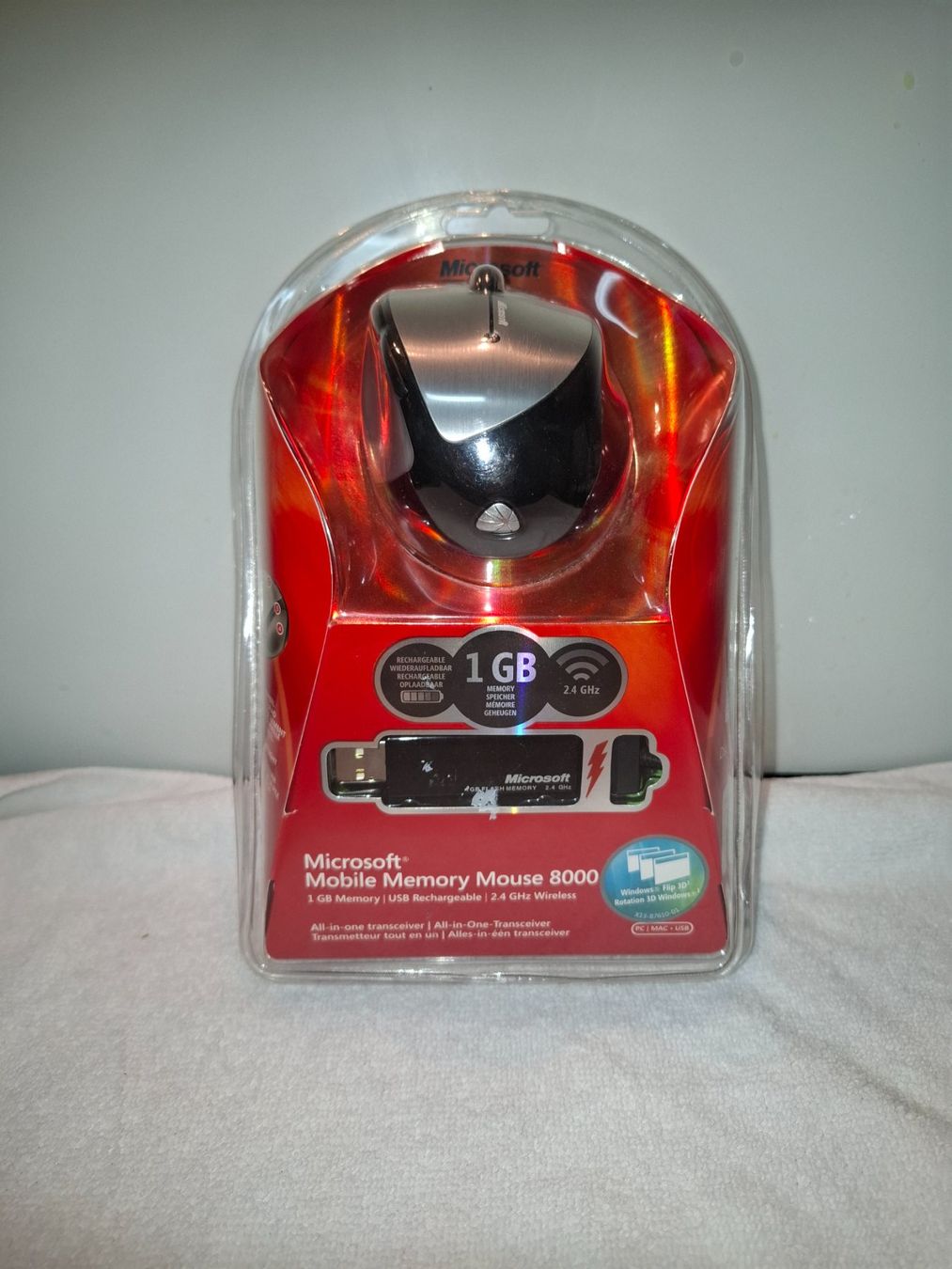 Microsoft Mouse: Microsoft Mobile Memory Mouse 8000, Neu & OVP! – Nuovo e nell'imballaggio originale da Meilen venduto da Anfield1 1