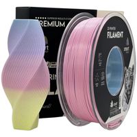Silk PLA Filament – 1.75 mm, 1 kg, rainbow light color