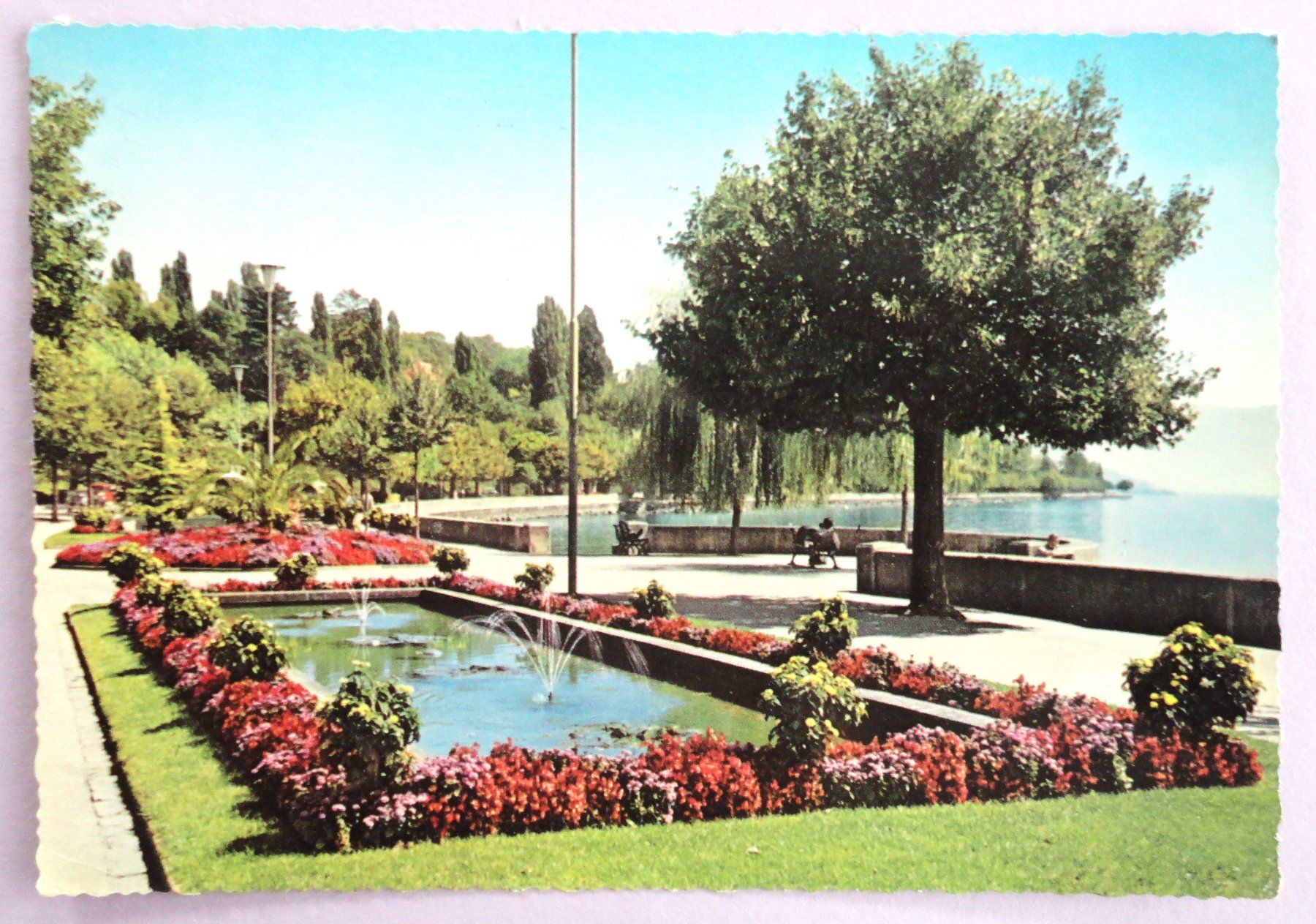 Cartoline postali: Lausanne - Le quai d' Ouchy – Usato da Fétigny venduto da Billy2miny