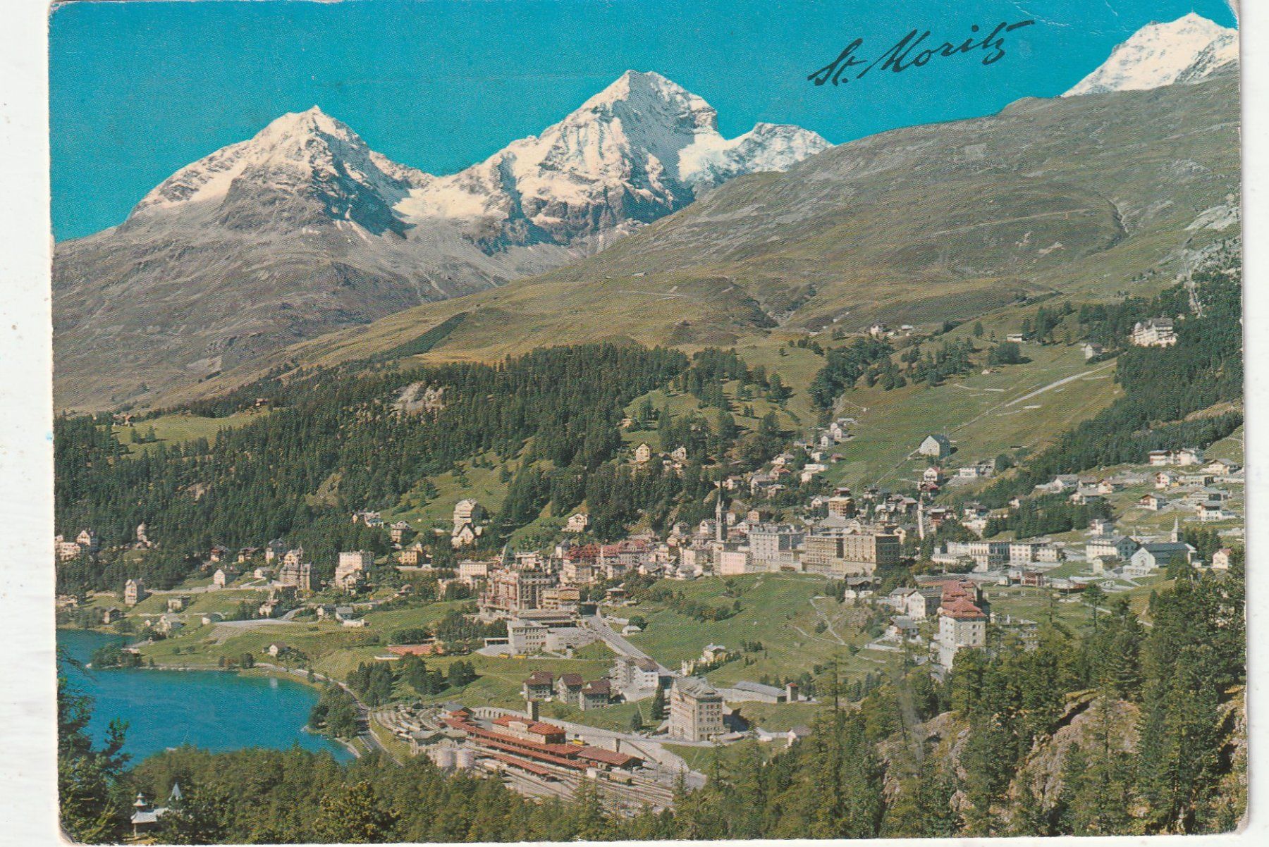 Cartoline postali: St Moritz – Usato da Lumbrein venduto da made02