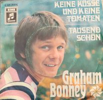 Vinyl Single Graham Bonney - keine Küsse und keine Tomaten