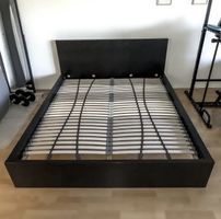MALM Ikea Bettgestell schwarz inkl. Lattenrost top Zustand