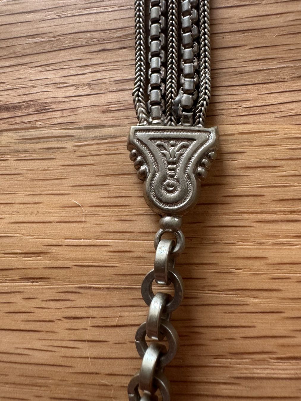 Orologi: Antike Taschenuhr mit Kette, Dame mit Schild – Usato da Gais venduto da mmu_bl6k 4