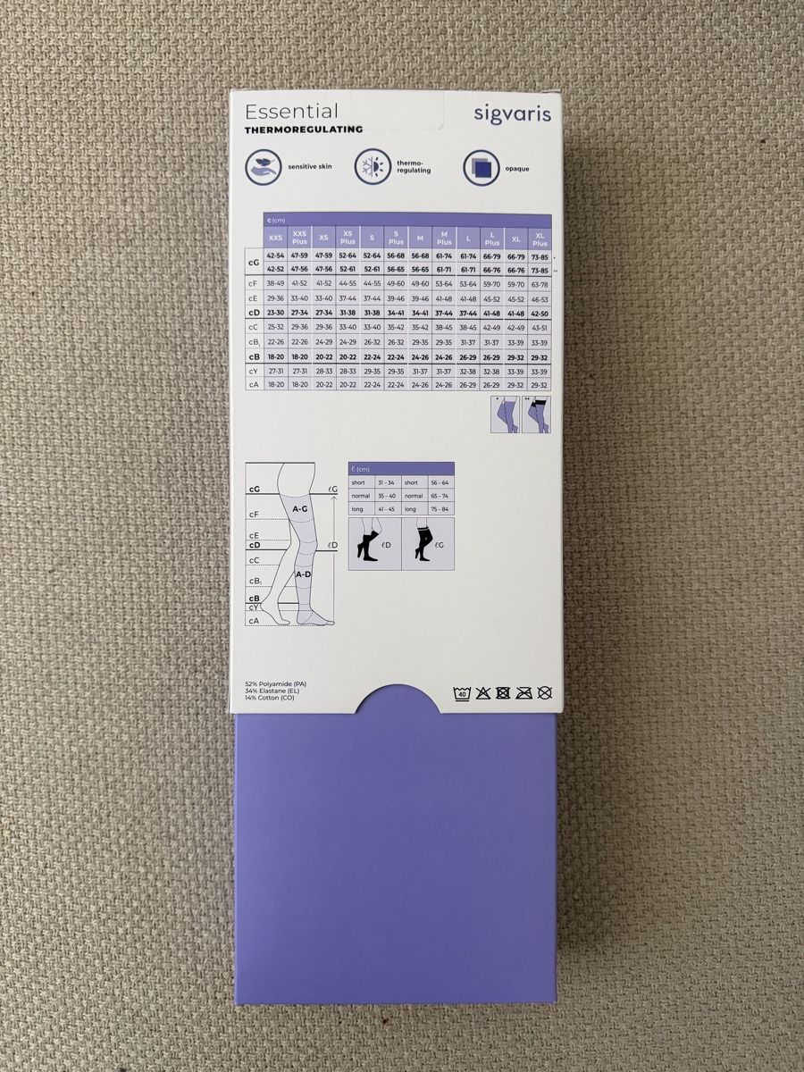 Sigvaris Strümpfe & Strumpfhosen: Sigvaris Essential Kompressionsstrümpfe Grösse M Plus – Gebraucht aus Zürich von tscharrlii 1