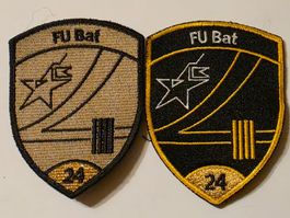 FU ABZEICHEN Duo Badge Fu Bat 24 Stab Gold Tenue A UND B