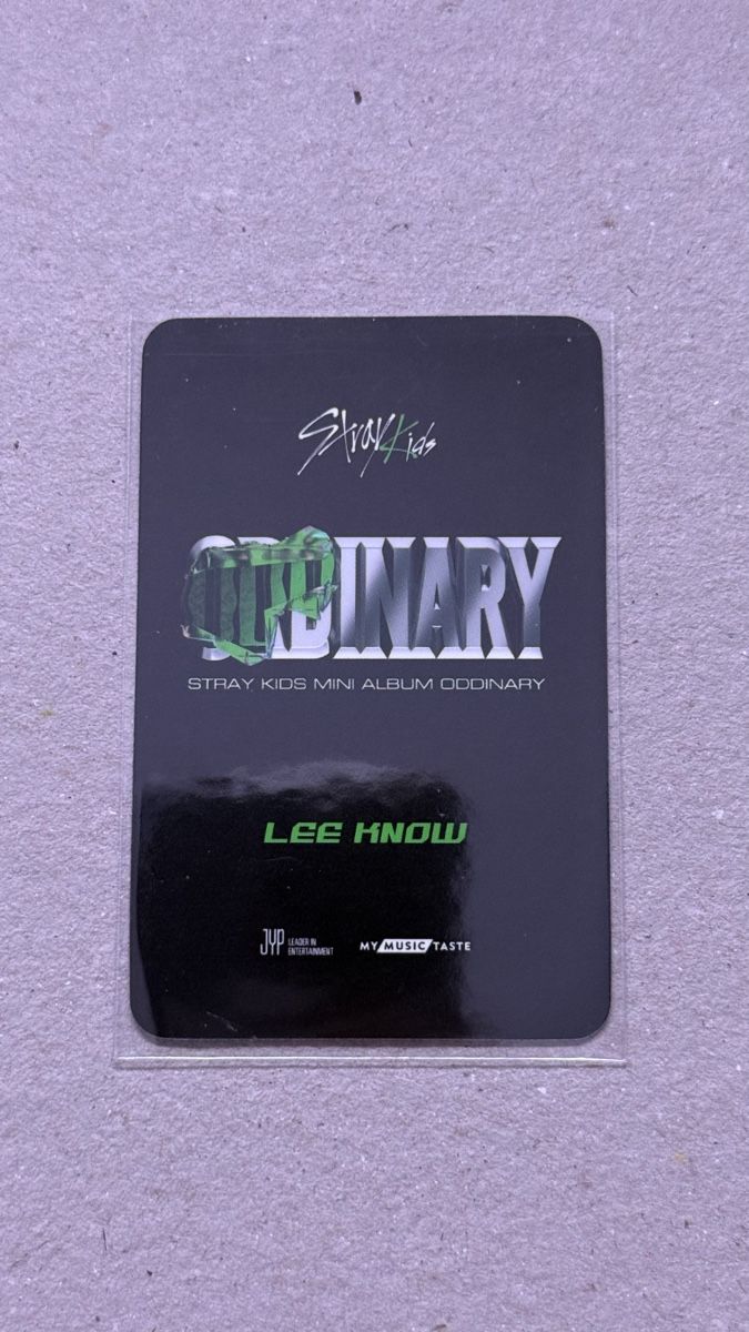 Carte collezionabili: Stray Kids ODDINARY MyMusicTaste PreOrder Benefit Lee Know – Nuovo (secondo la descrizione) da Meggen venduto da awk_nkn7 1