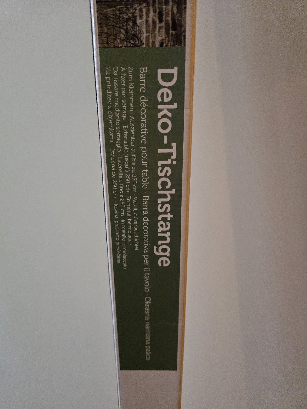 Tutte le decorazioni: Deko Tischstange schwarz – Nuovo e nell'imballaggio originale da St.Peterzell venduto da the2ndchance 1