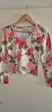 Sommer Cardigan Nice Connection, Gr. 36, Blumenmuster