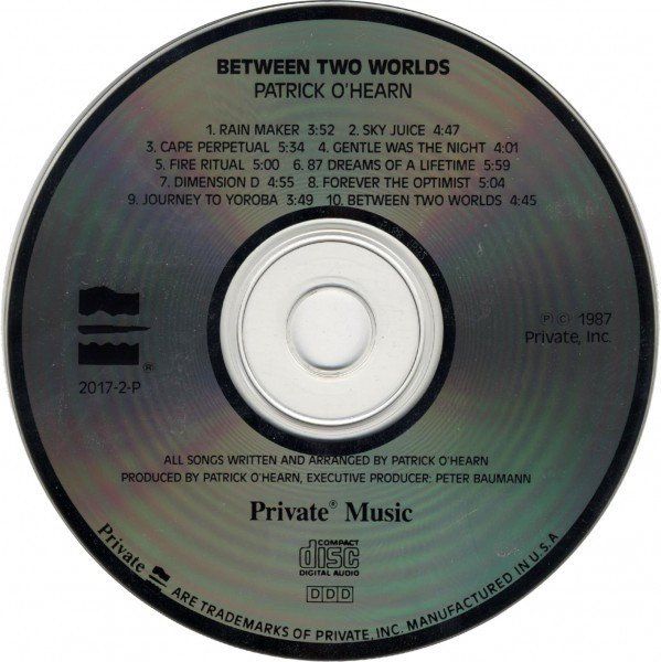 CD: Patrick O'Hearn – Between Two Worlds – Usato da Brittnau venduto da Zibu 1