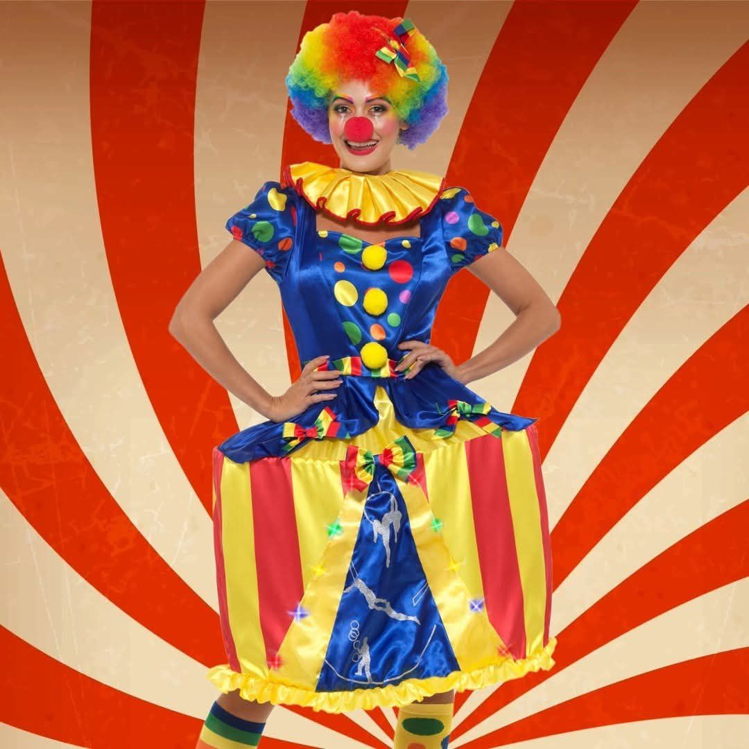 Costumi: Karussell-Clown-Kostüm mit Lichtern – Nuovo e nell'imballaggio originale da Ettenhausen TG venduto da MayTG 2
