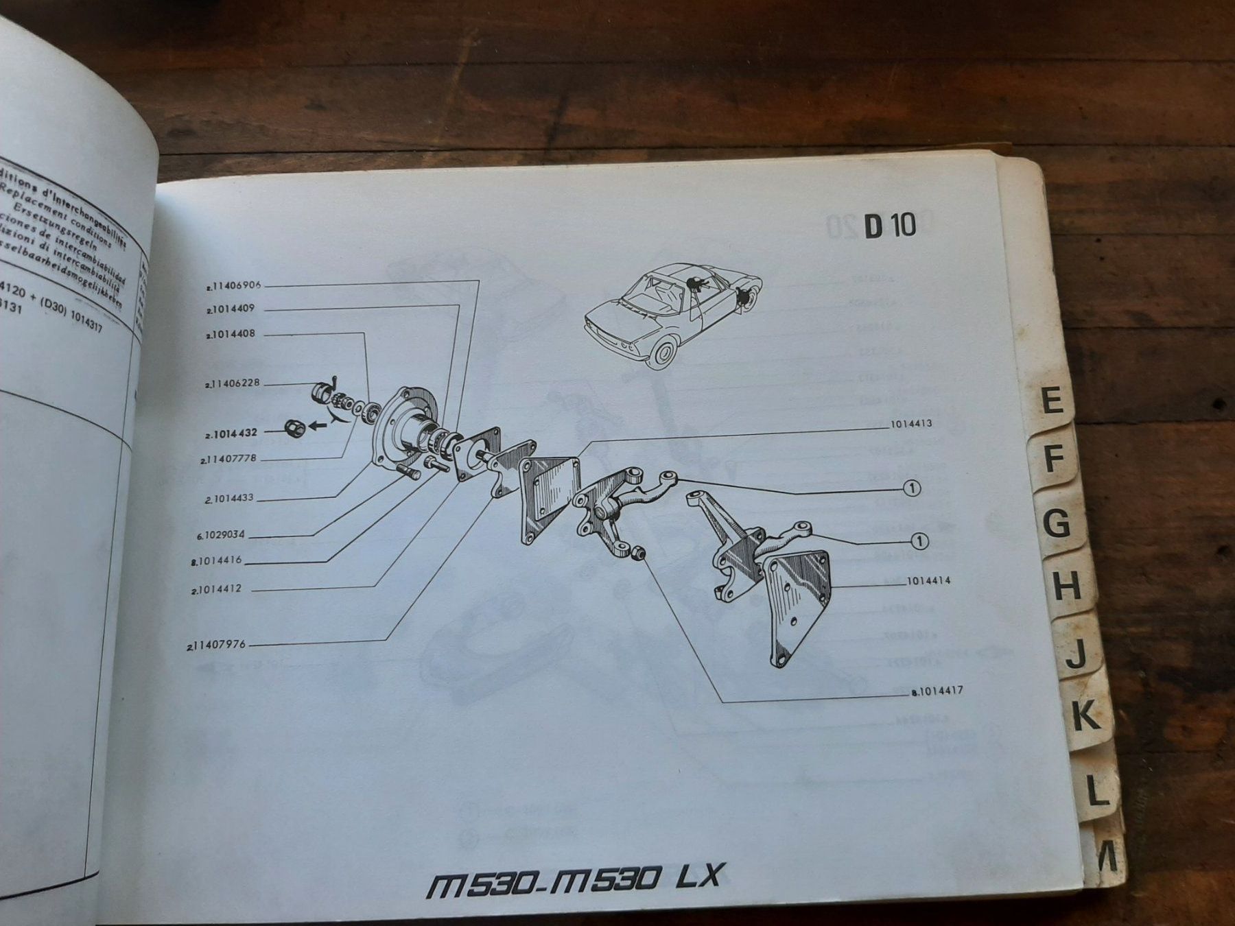 Documenti: Matra Simca MS530 Ersatzteilkatalog original – Usato da Bern venduto da 25193 2