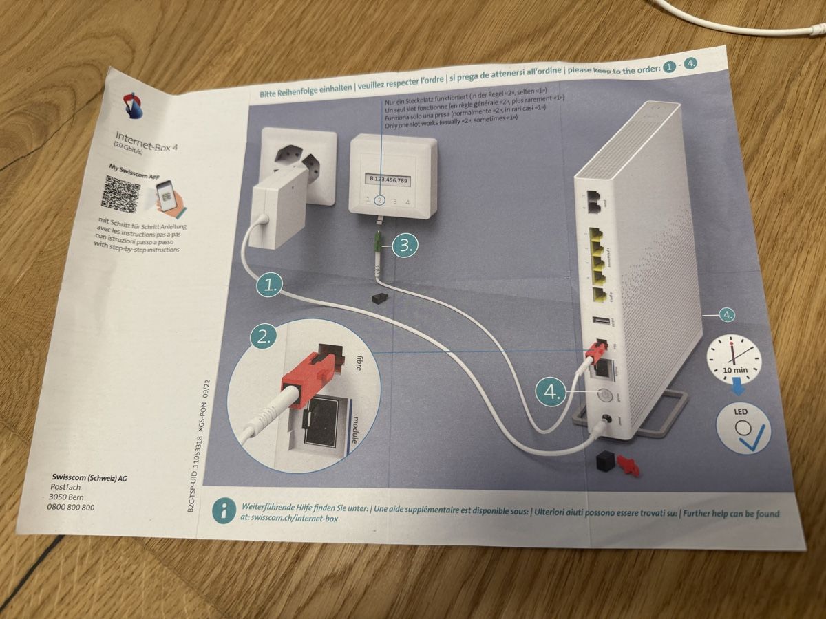Swisscom Modems & Routeurs: Swisscom Internet-Box 4 – D'occasion à Opfikon par BananaGio01 3