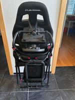 Playseat Challenge mit Logitech G923 Lenkrad und Pedalen