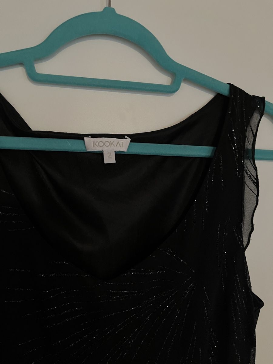 Kookai Kleider: Glitzerkleid KOOKAI Gr. 38 schwarz Festlich – Gebraucht aus Wädenswil von Iana32 1
