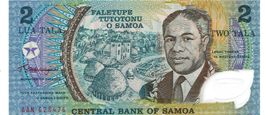 Western Samoa 2 Tala 2003 P-31d COMM. Prefix AAN Polymer Nr2