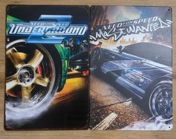 2x Need for Speed Blechschilder