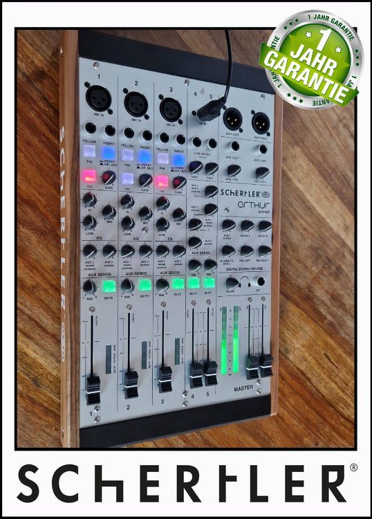 Schertler Console di mixaggio: SCHERTLER - ARTHUR PRIME 5, analog mixer – Nuovo (secondo la descrizione) da Mendrisio venduto da Schertler-Sales