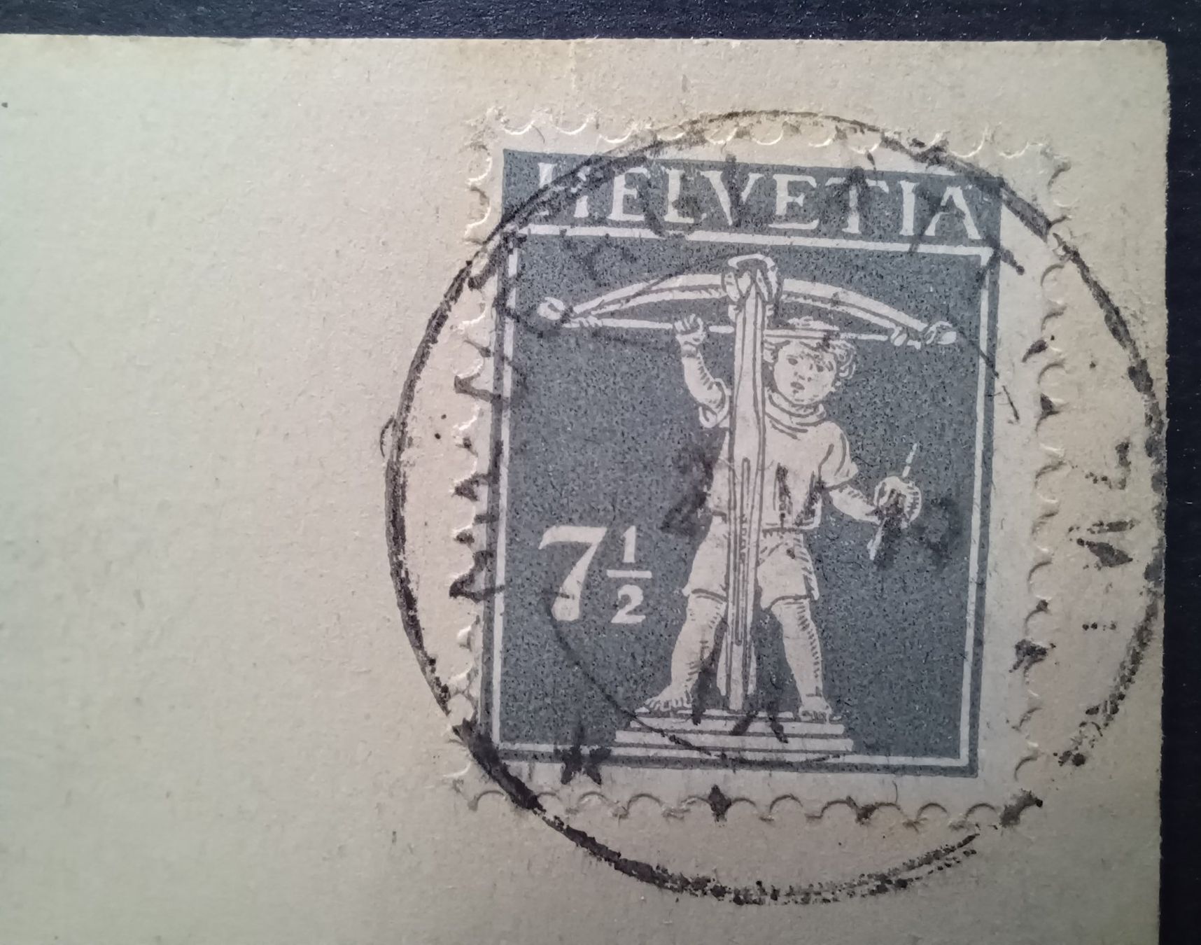 Cartoline postali: Wo, Herbst am See, Serie 129, 1919 – Usato da Aarau Rohr venduto da mgvw 3