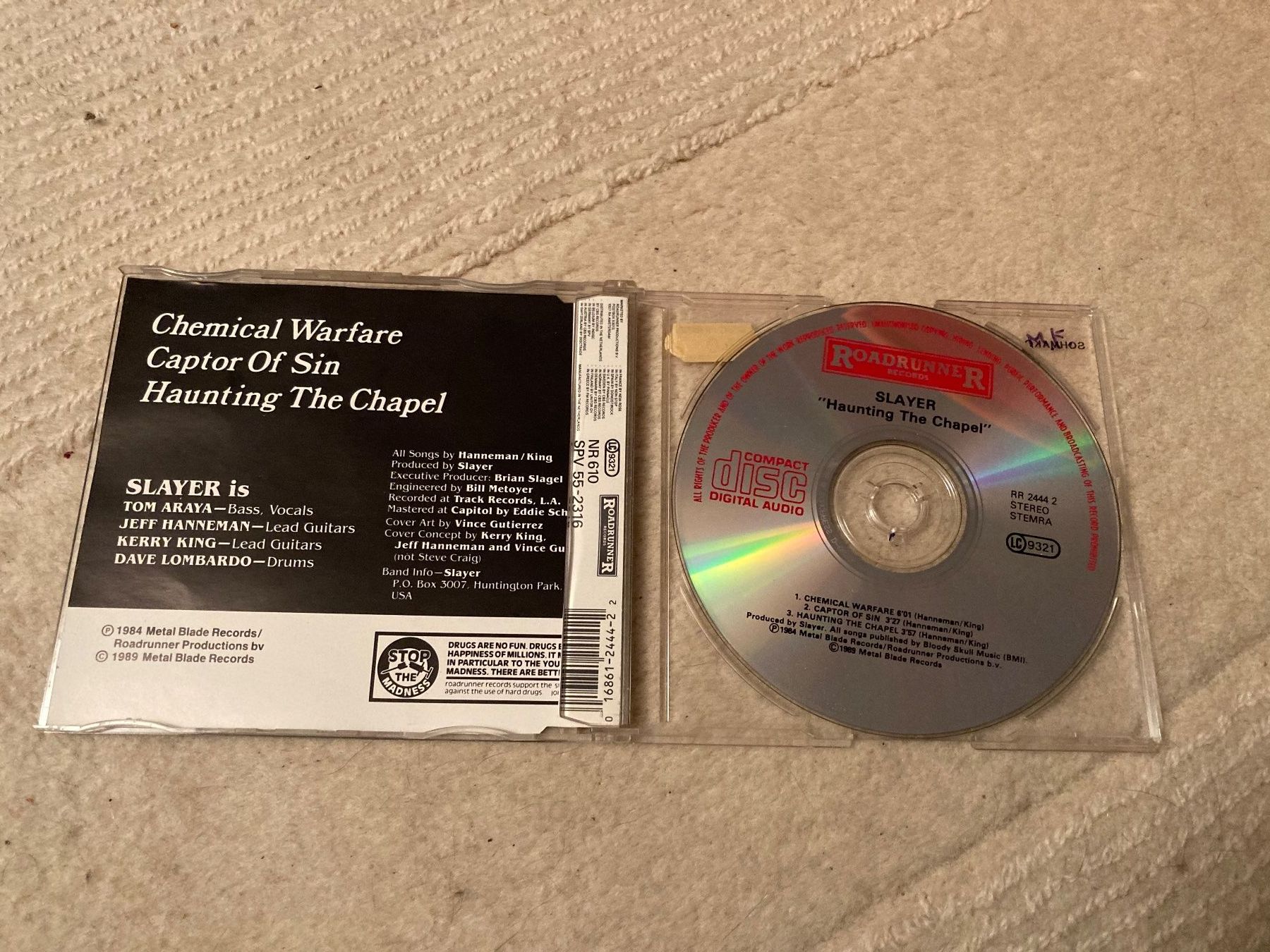 CDs: Slayer - Haunting The Chapel (CD)Single Original 89' – D'occasion à Wagenhausen par Novafreund283 1