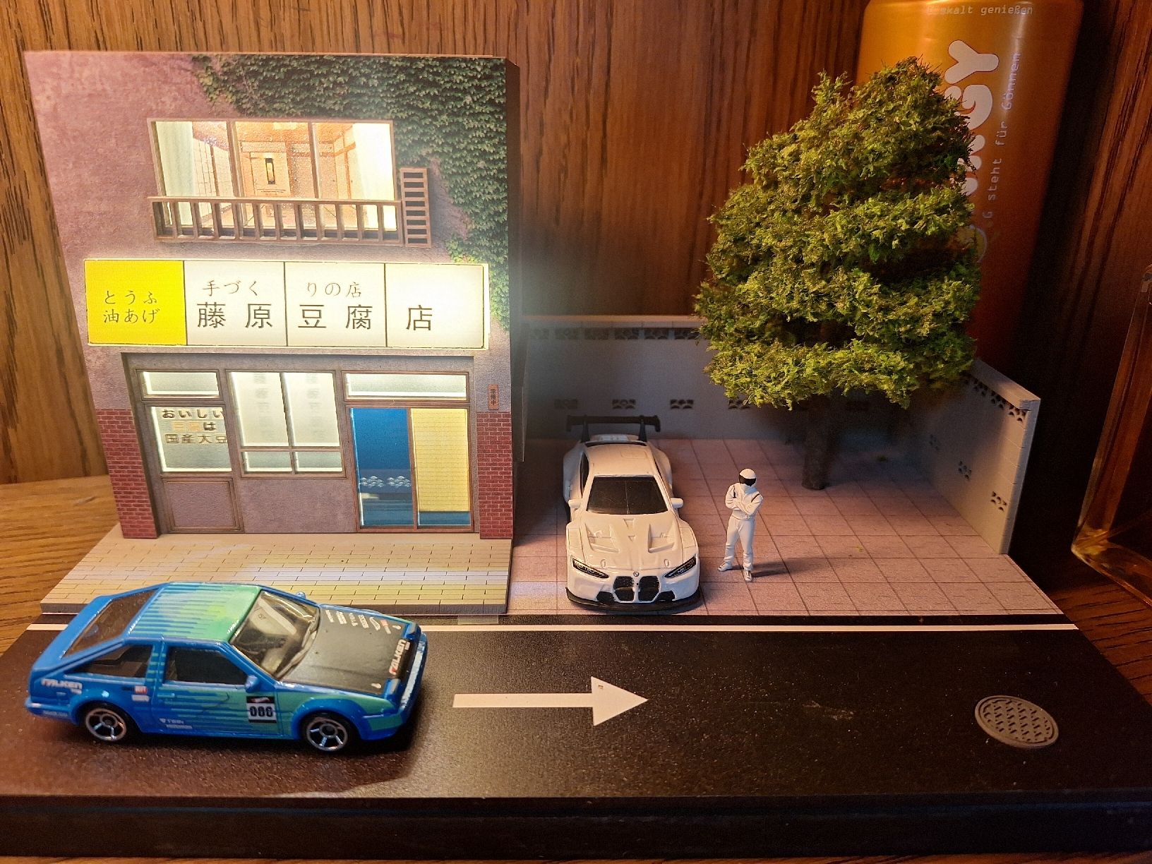 Modellini d'auto: 1:64 Diorama mit Tofushop beleuchtet – Usato da Stansstad venduto da saschaz88