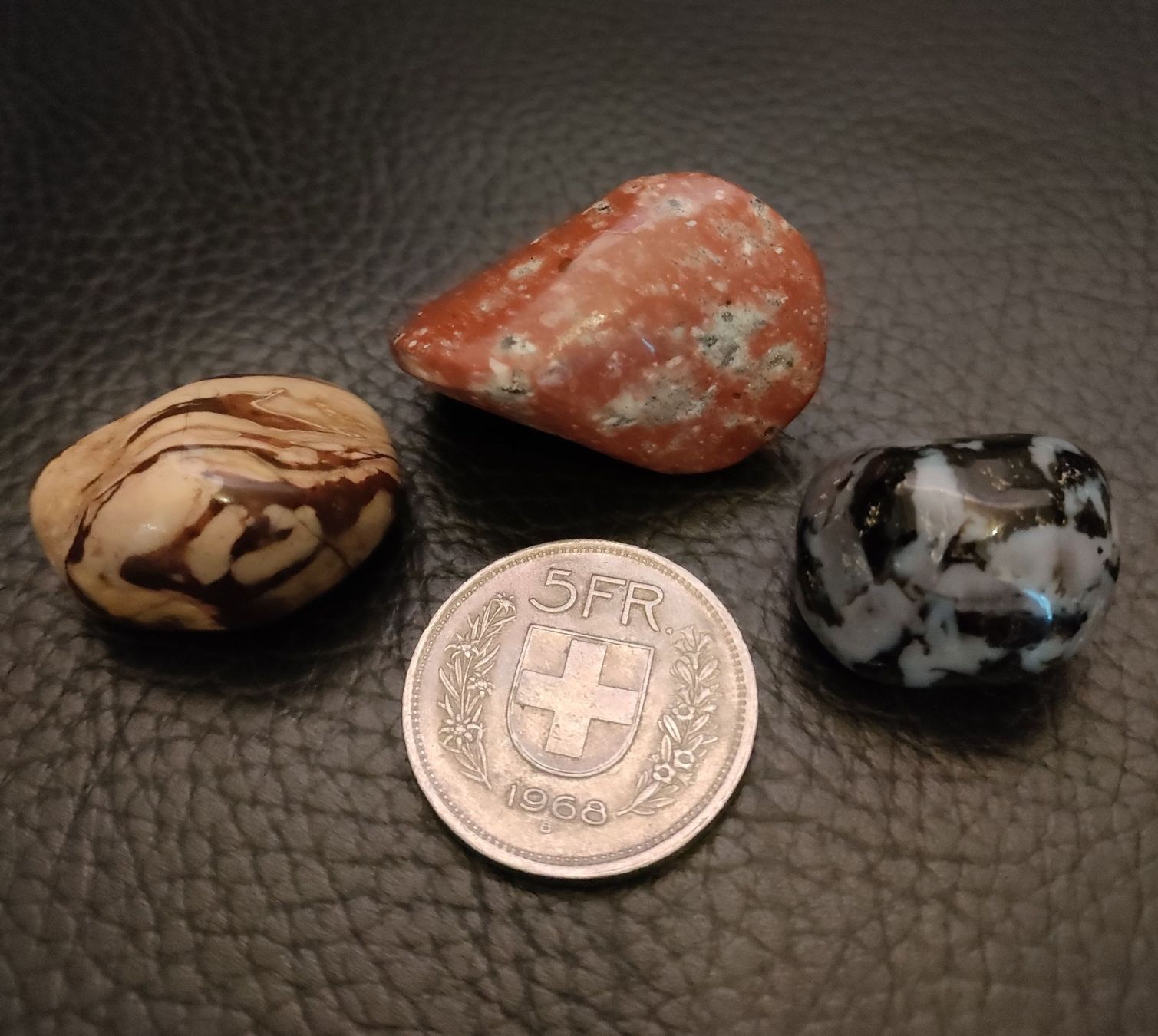 Minerali & Pietre curative: Cappuccino Jaspis - Speckstein - Gabbro - private Sammlung – Nuovo (secondo la descrizione) da Ruggell venduto da Zuza888 1
