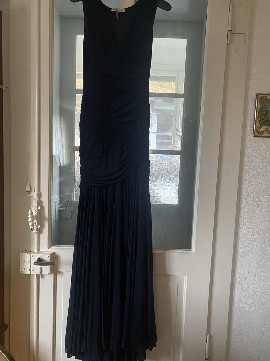 Vestiti: Halston Heritage Maxi Kleid Gr. S, Dunkelblau – Usato da Baden venduto da swiss-alps 1