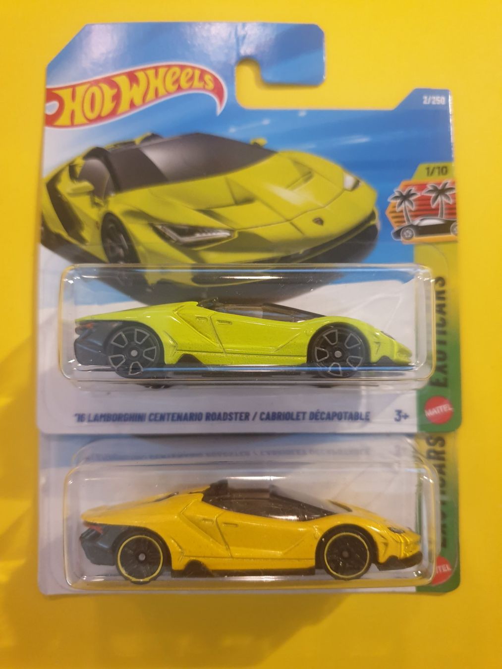 Hot Wheels Modellini d'auto: 2x Hot Wheels '16 LAMBORGHINI CENTENARIO ROADSTER – Nuovo e nell'imballaggio originale da Oftringen venduto da Rotor 1