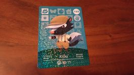 Animal Crossing amiibo Karte, Kicks / Schubert EU Nr. 103