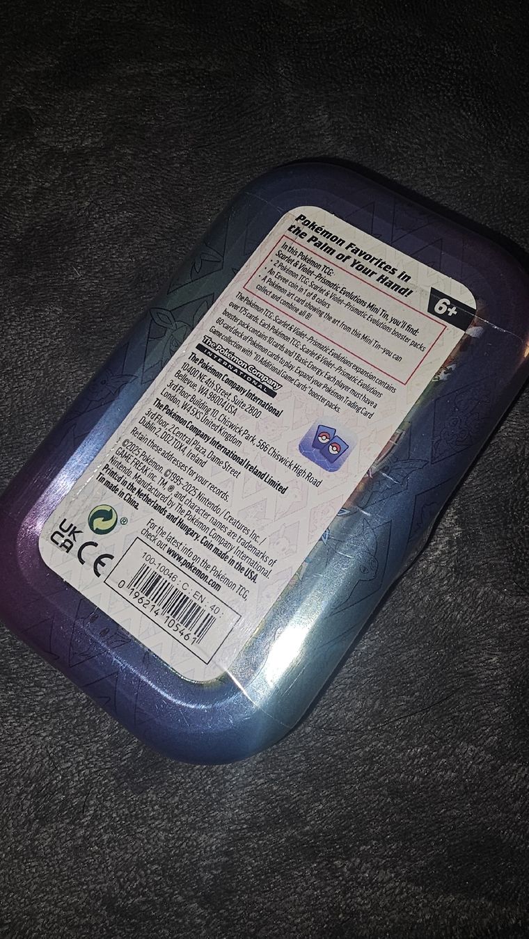 Pokémon Carte collezionabili: Pokémon Mini Tin Prismatic Evolution – Nuovo (secondo la descrizione) da Zollikofen venduto da TonisRetroResale 1
