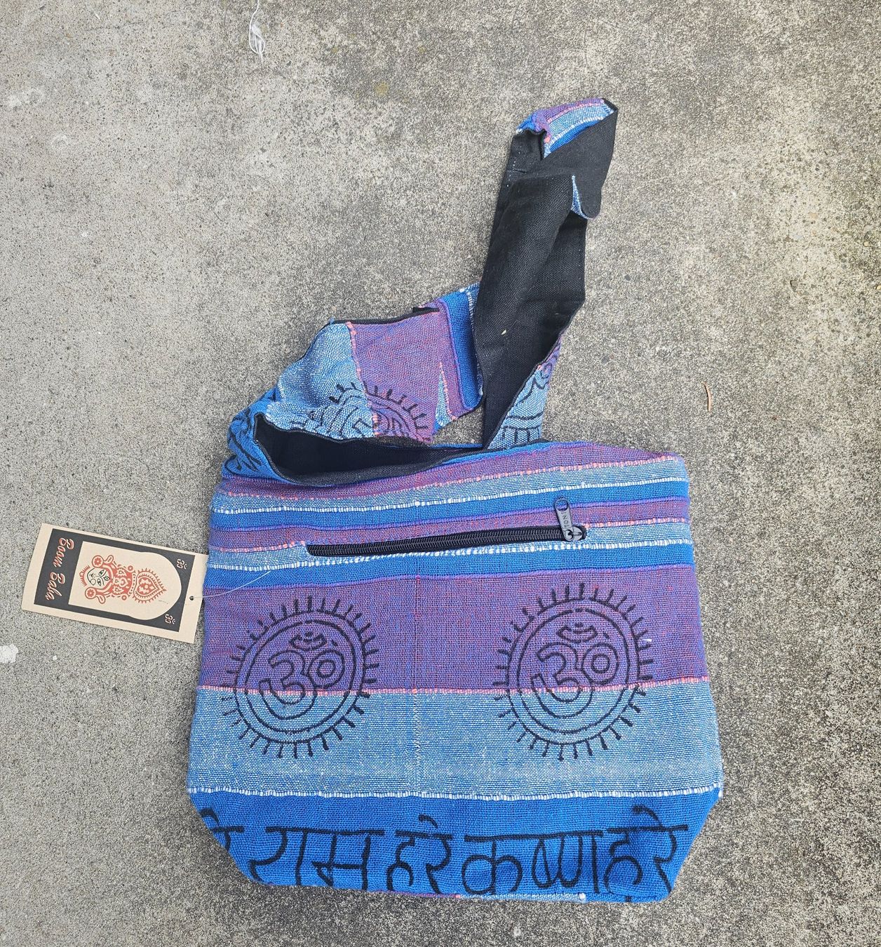 Borse: NEU! BOOM BABA Baumwoll Tasche Ohm Goa Ethno – Nuovo e nell'imballaggio originale da Füllinsdorf venduto da Sunnebliemli7 2