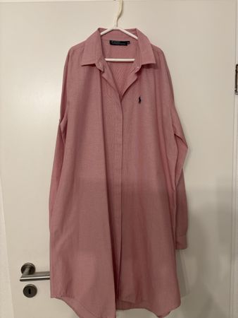 Chemise longue Polo Ralph Lauren rose taille XL