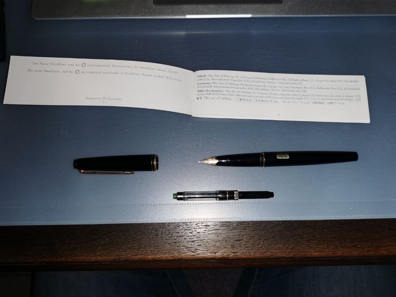 Montblanc Penna & Evidenziatori: Füllfeder Mont Blanc – Usato da Küssnacht am Rigi venduto da DB_Shop 1