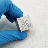 Scandium Metall 1" / 25,4mm 99.9% rein