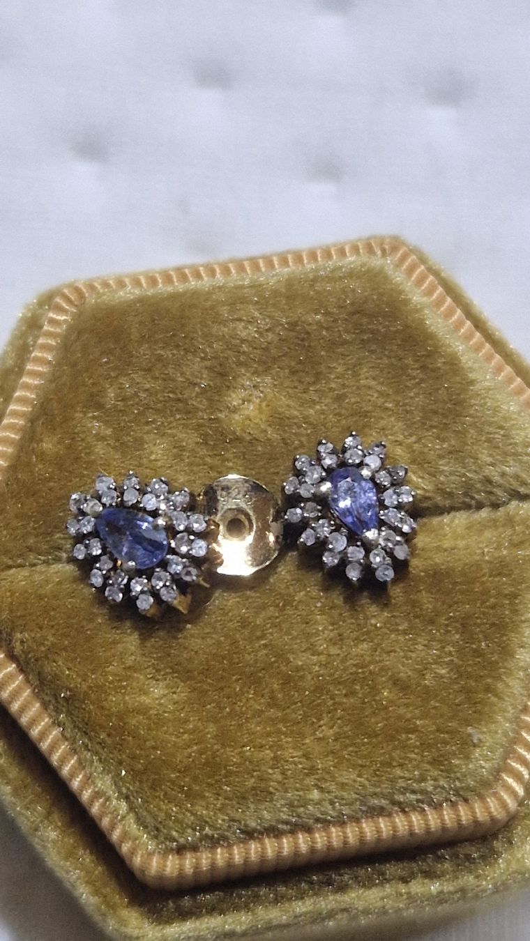 Boucles d'oreille: Diamond Tanzanite Earrings – Neuf (Voir description) à Château-d'Oex par mgj_9559 3