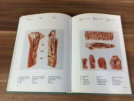 Altes Lehrbuch für Metzger Kühe Schweine uns.
