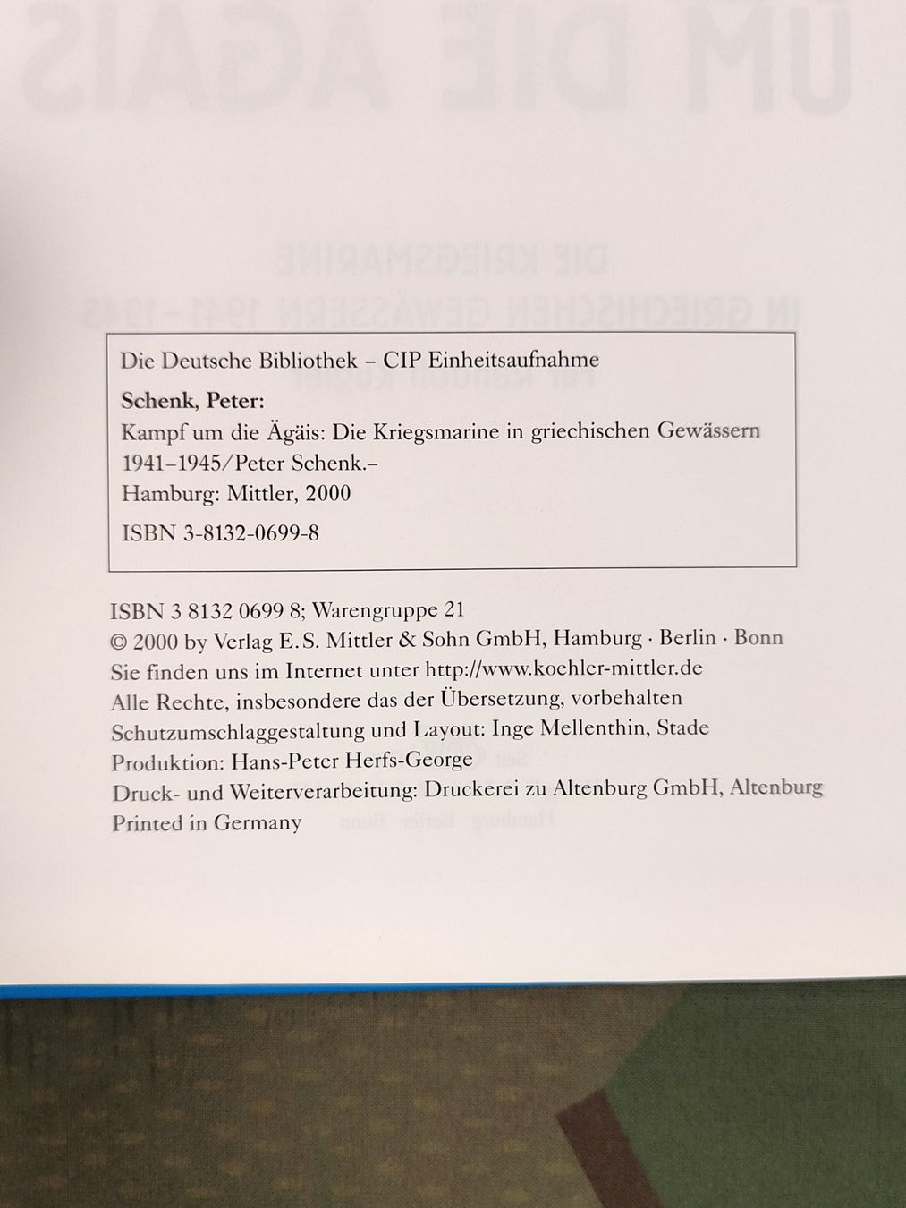 Uniformi: Buch KAMPF UM DIE ÄGÄIS – Usato da Bauma venduto da SwissMilitaria 2
