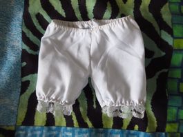 Puppenkleider, Unterhosen, Hosen, Spitzen, H:12, Bund 11cm