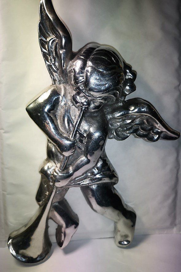 Skulpturen & Statuen: Engel aus Alu Guss poliert – Neu (gemäss Beschreibung) aus Lutzenberg von Pinschi01