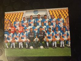 GC - Mannschaft Autogrammkarte - Saison 1995/96