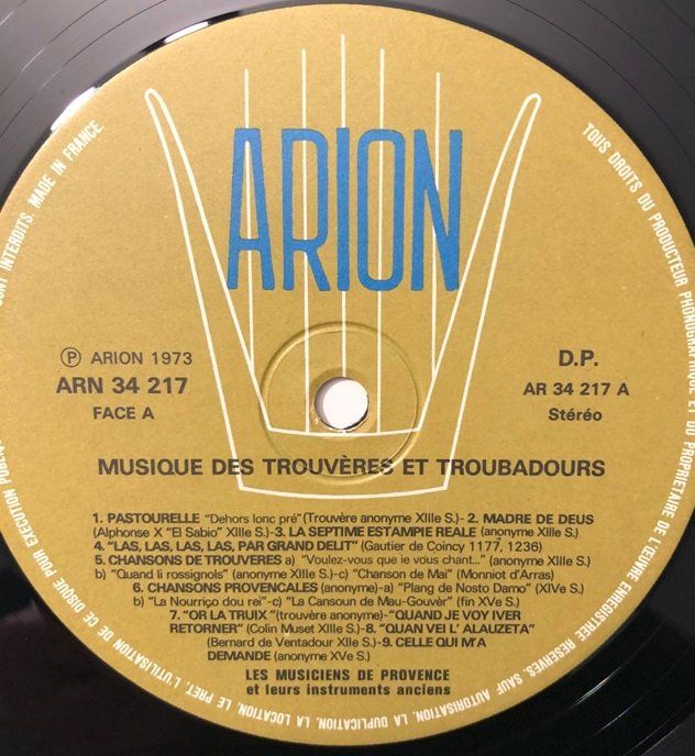 Dischi in vinile: Les Musiciens de Provence (LP, 1973) – Usato da Grüningen venduto da azulamarillo_vinyl 3