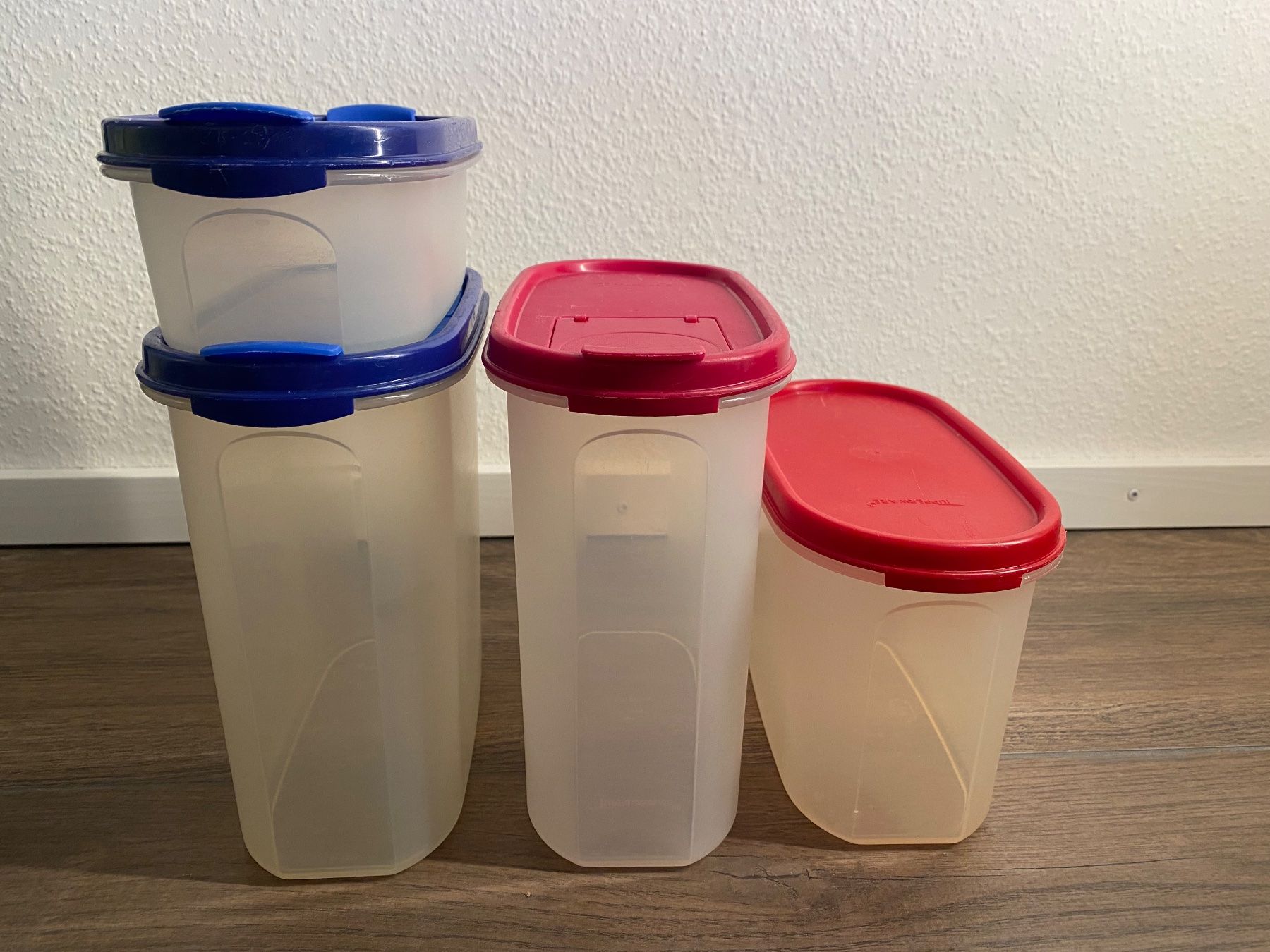 Tupperware Contenitori & Simili: Tupperware Supervision rot & blau (4 Stück) – Usato da Pratteln venduto da a23_j2gs