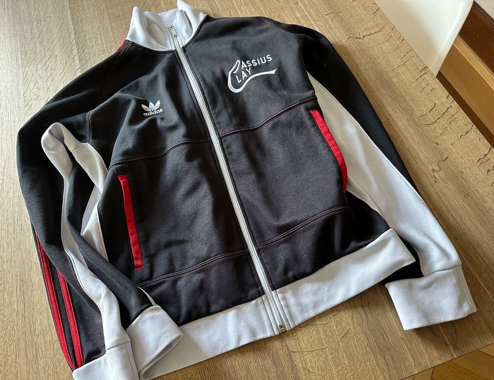 RARE ADIDAS Cassius Clay Ali Retro jacket Schwarz L Kaufen auf Ricardo