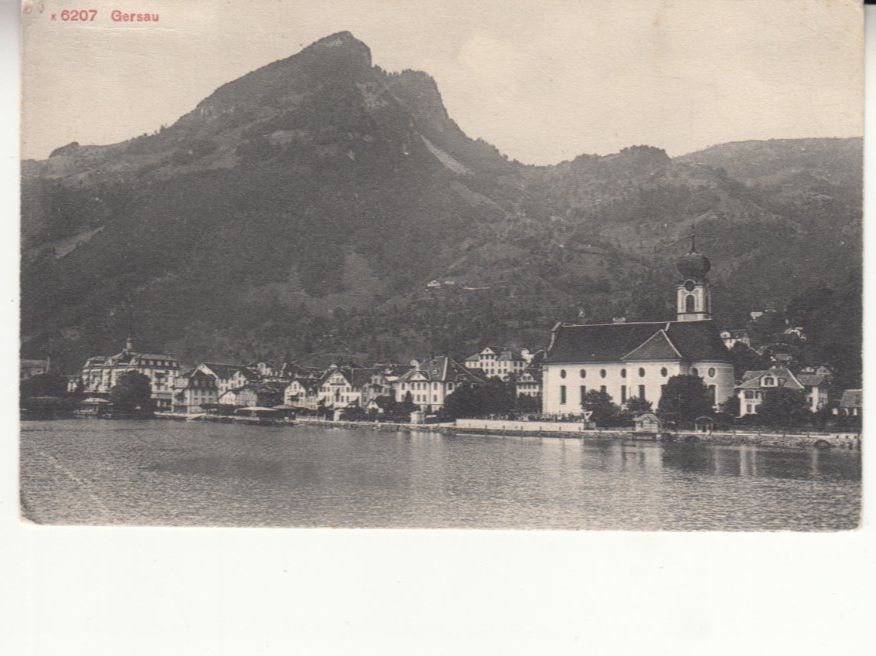 Cartoline postali: Gersau 1911 – Usato da Bürglen TG venduto da StampGraf