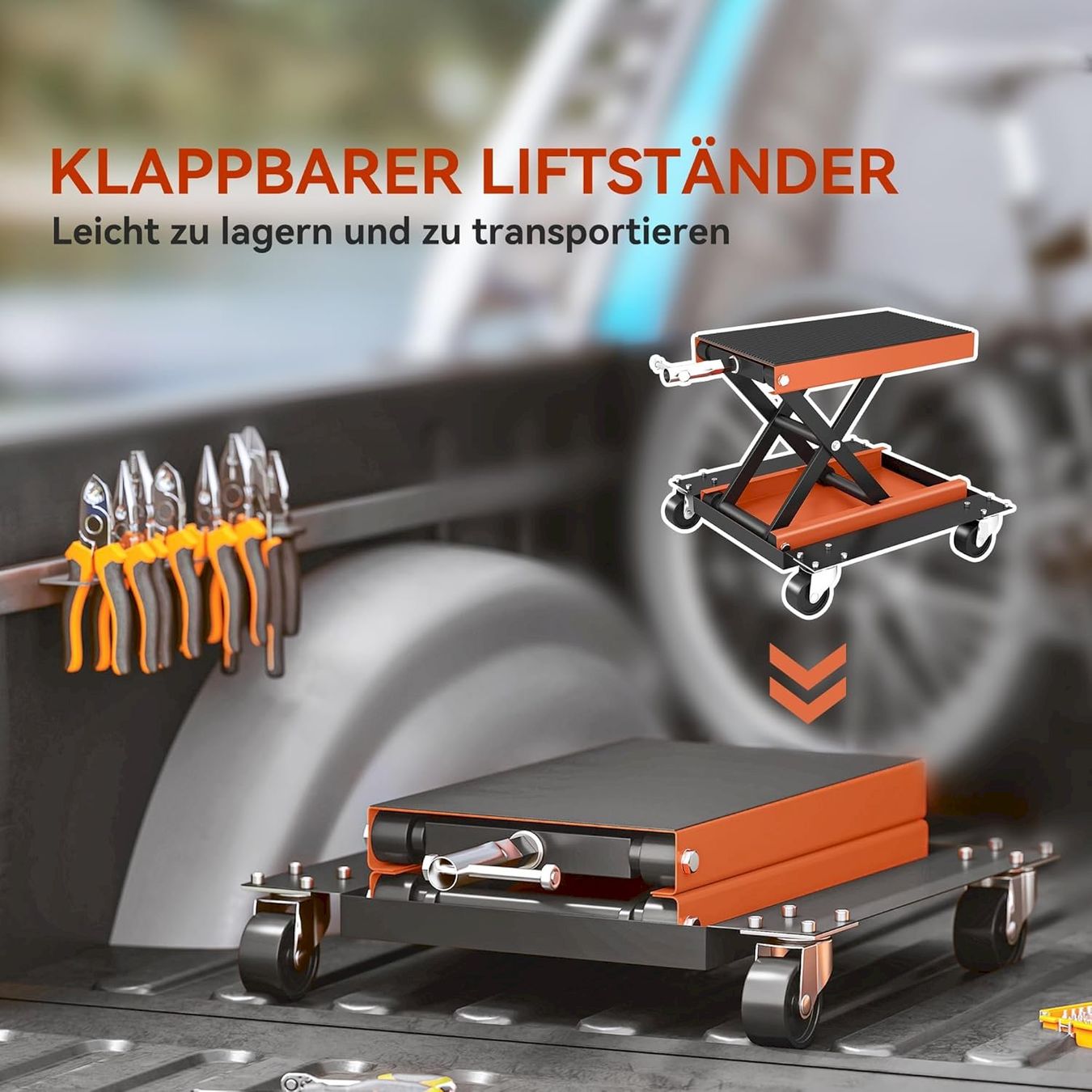 Ständer: Motorradheber 500 kg 135-390mm – Neu und originalverpackt aus Bottighofen von zaap 8