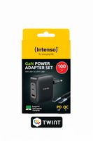Intenso 65W GaN Fast Charger W65ACC –USB-C PD 3.0 & USB-A