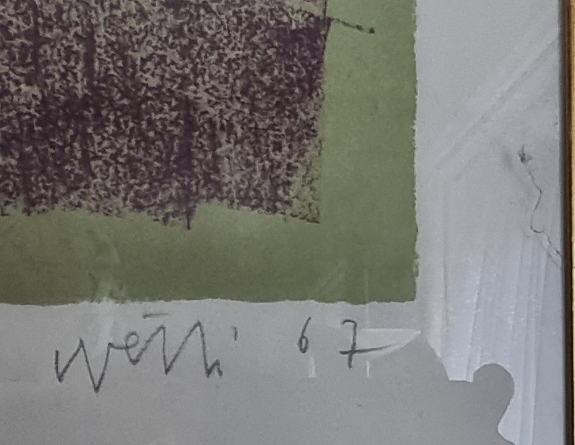 Grafiken & Lithographien: Wengi Lithographie, gerahmt, signiert – Neu (gemäss Beschreibung) aus Langenthal von dane71 2